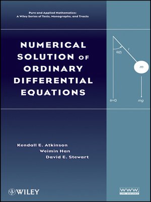 cover image of Numerical Solution of Ordinary Differential Equations